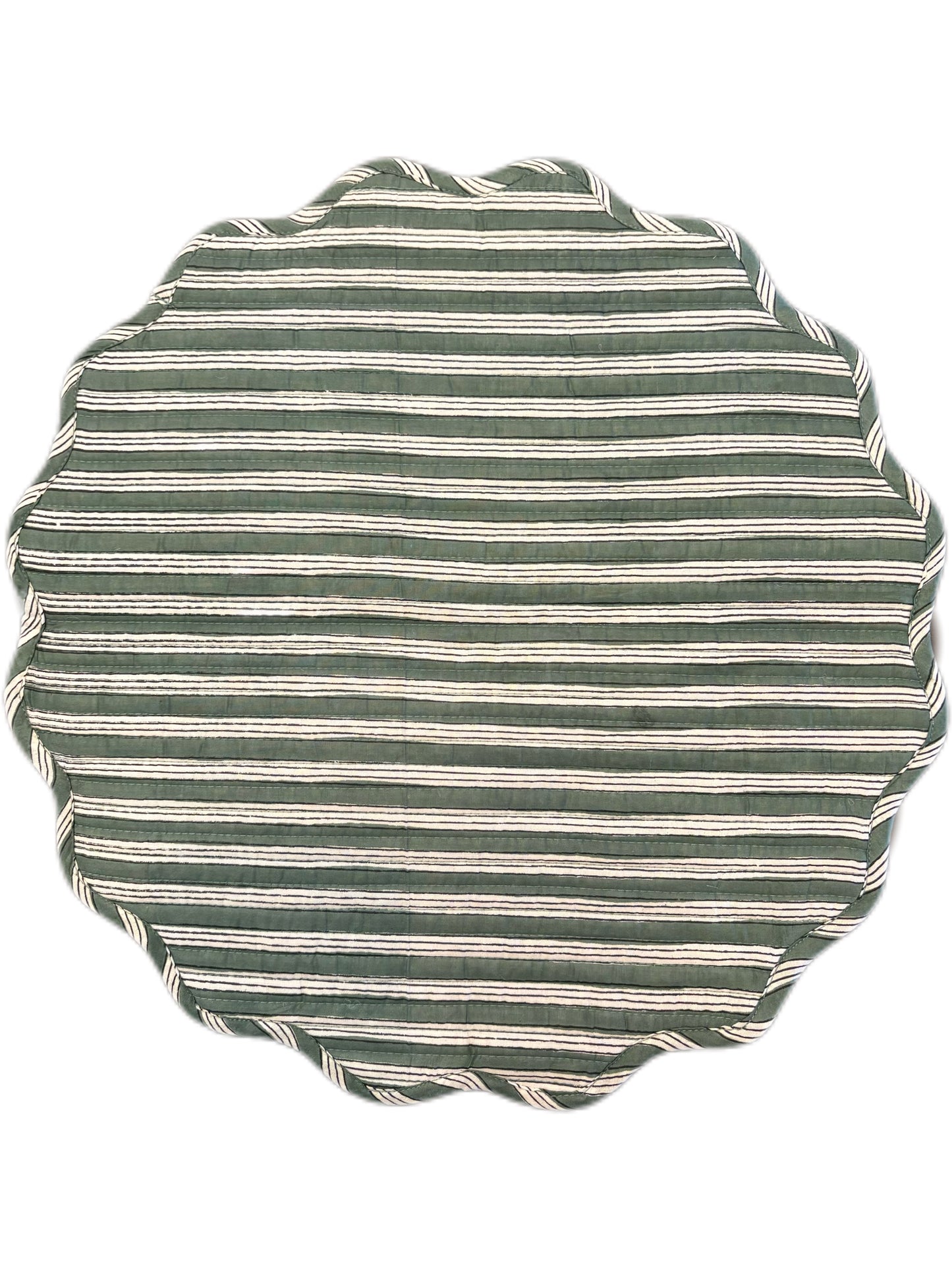 Holiday Poinsettia Round Placemat