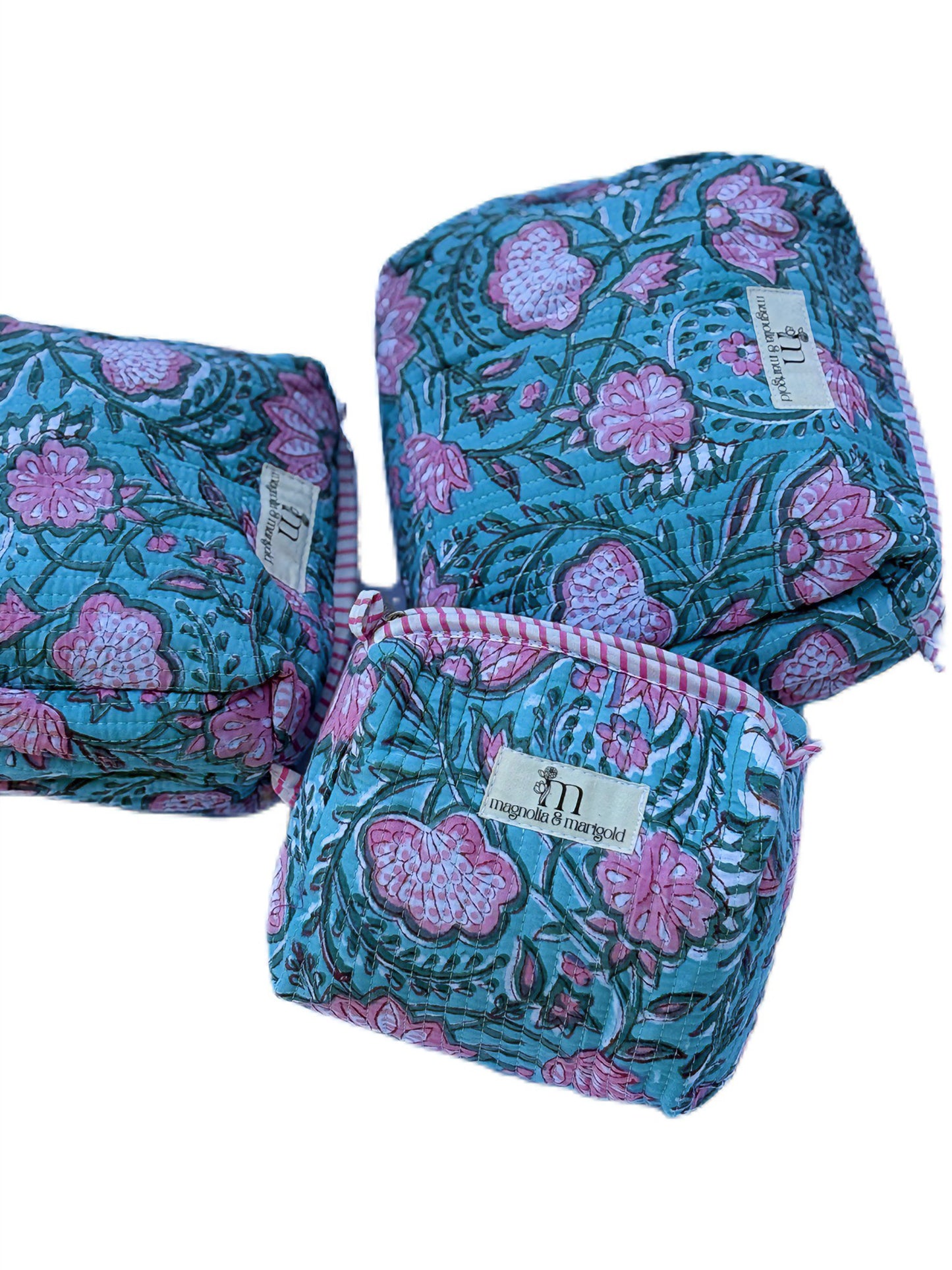 Pink Lotus Waterproof Travel Pouch