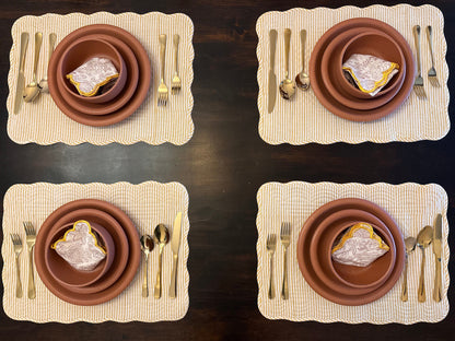 Golden Harvest Scalloped Placement