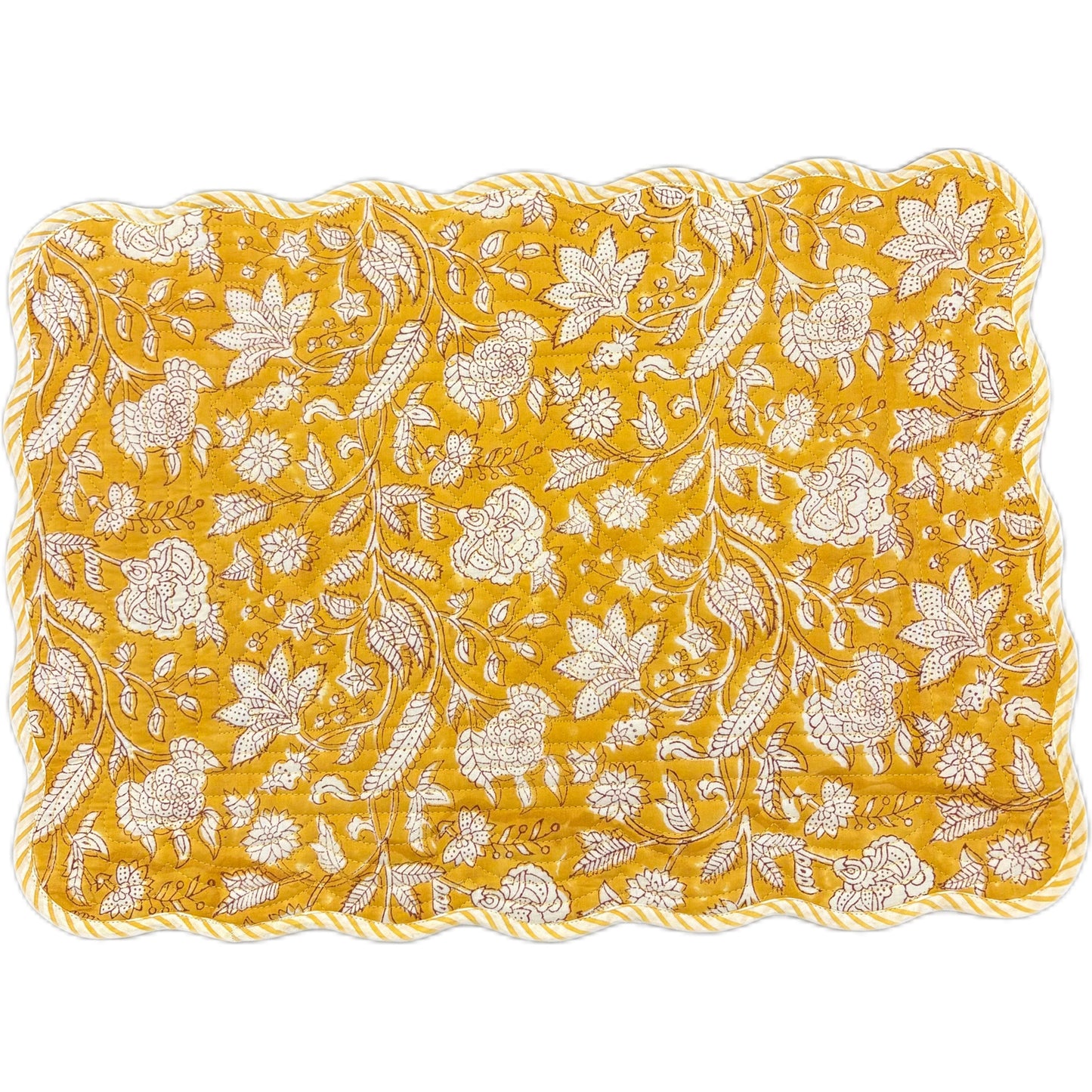 Golden Harvest Scalloped Placement