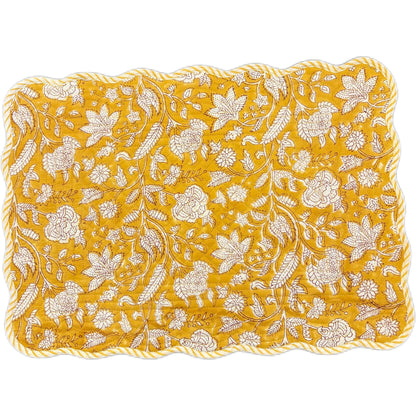 Golden Harvest Scalloped Placement