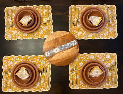 Golden Harvest Scalloped Placement